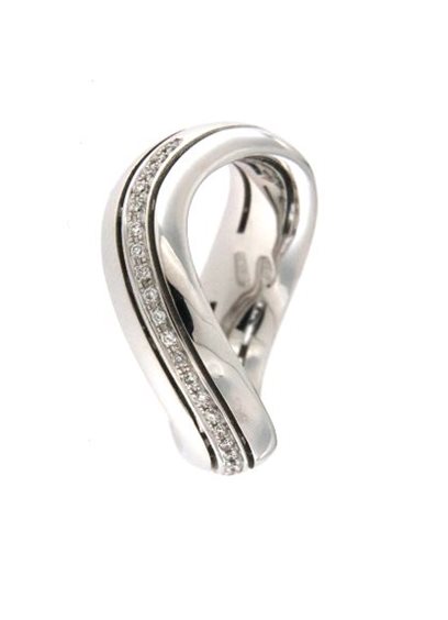 Anello Donna Oro Donna Infinity in Oro bianco Diamante 0.07 Ct DFAF2193.007 - DFAF2193.007